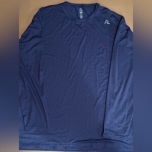 Rhoback Long Sleeve Tee in Fleet Navy Size 3XL